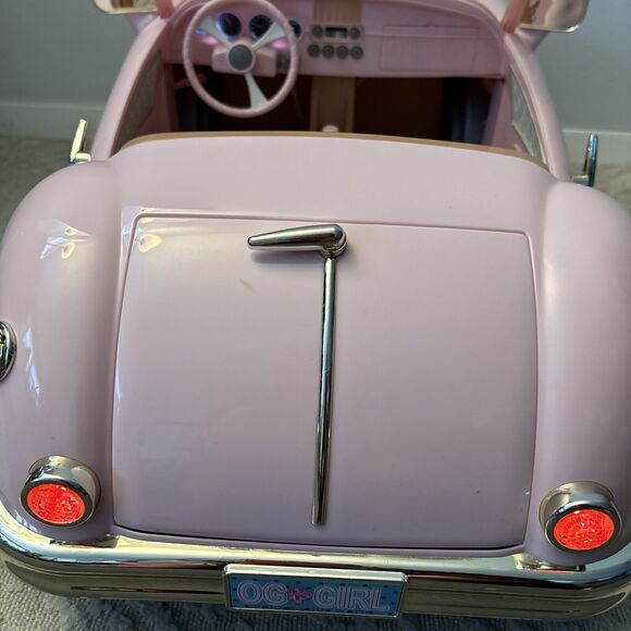 OG Our Generation Pink Retro Convertible Cruiser Any 25” Dolls! FM Radio Large - Picture 13 of 16